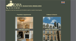 Desktop Screenshot of diva-immo.fr